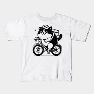 Sweet Cat Courier Kids T-Shirt